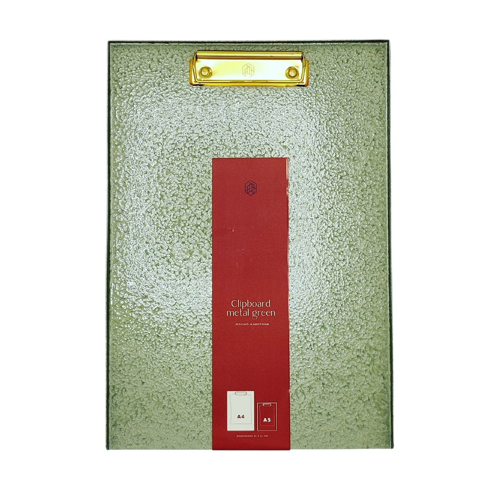 Clipboard Metal A4 green