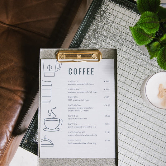 Clipboard Metal A5 green