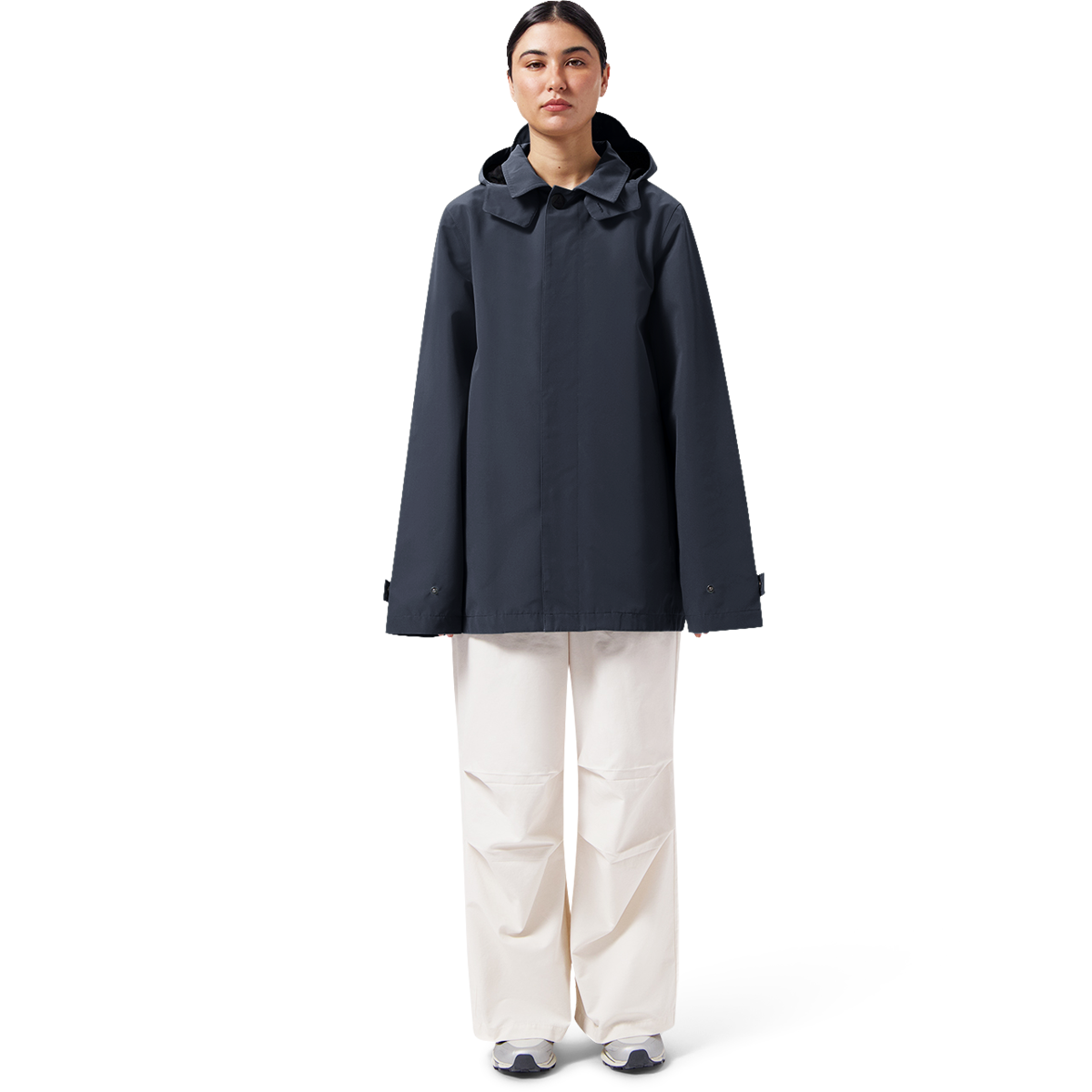 Mac Short Rain Coat Navy