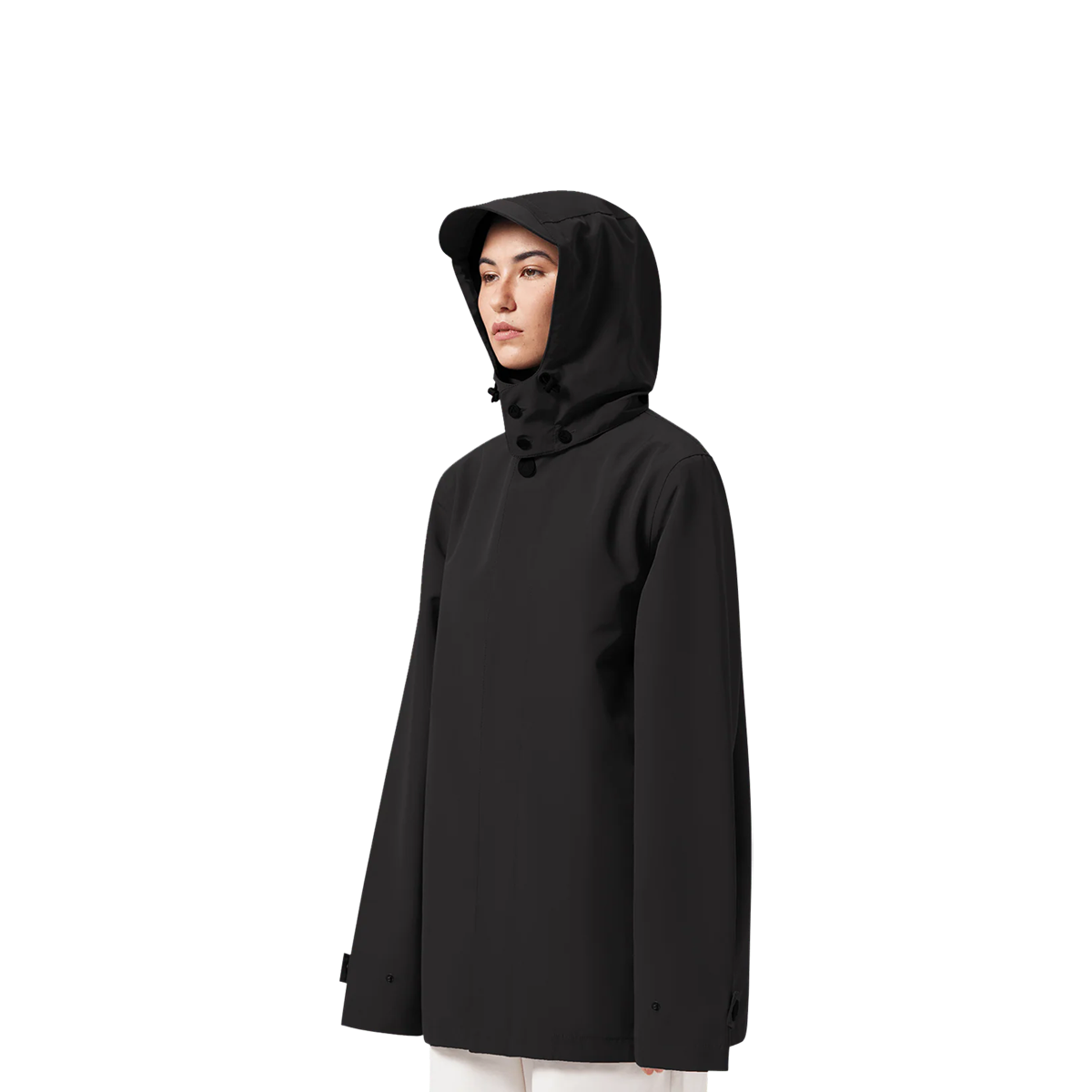 Mac Short Rain Coat Black