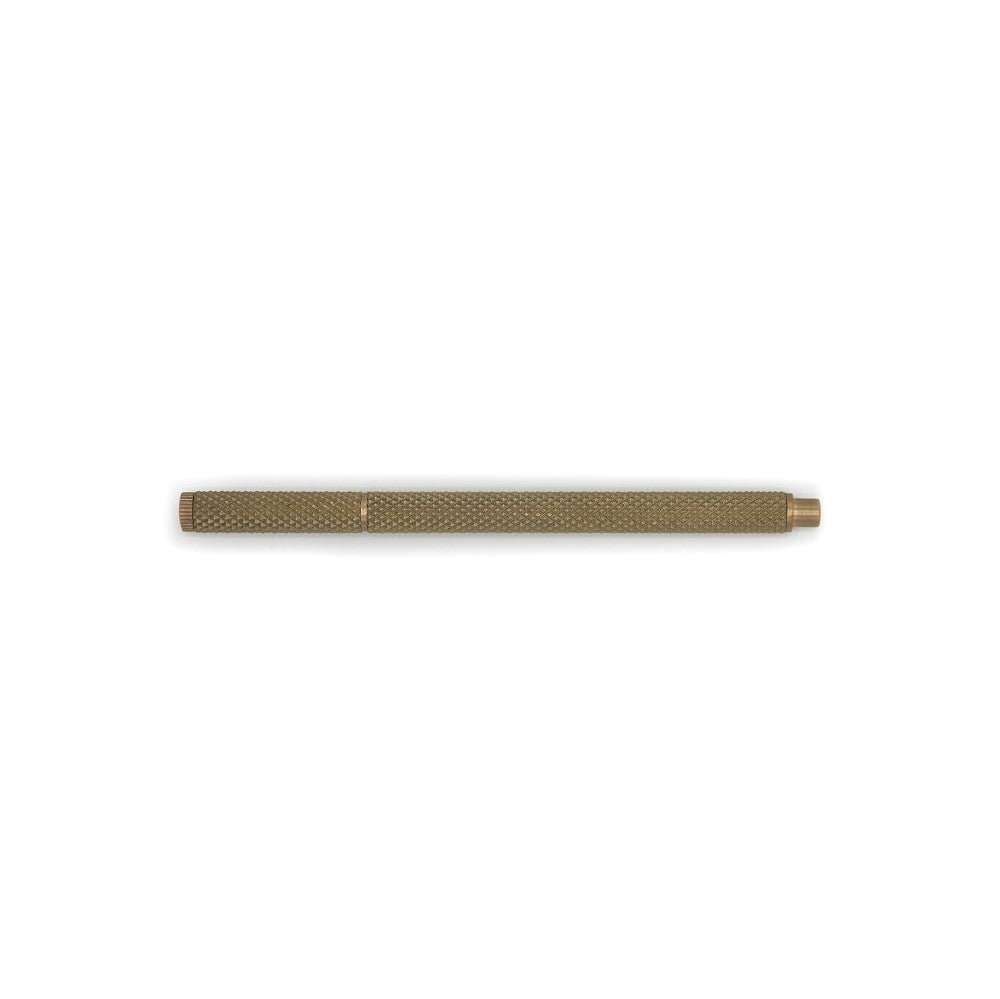 Brass Pen Knurled