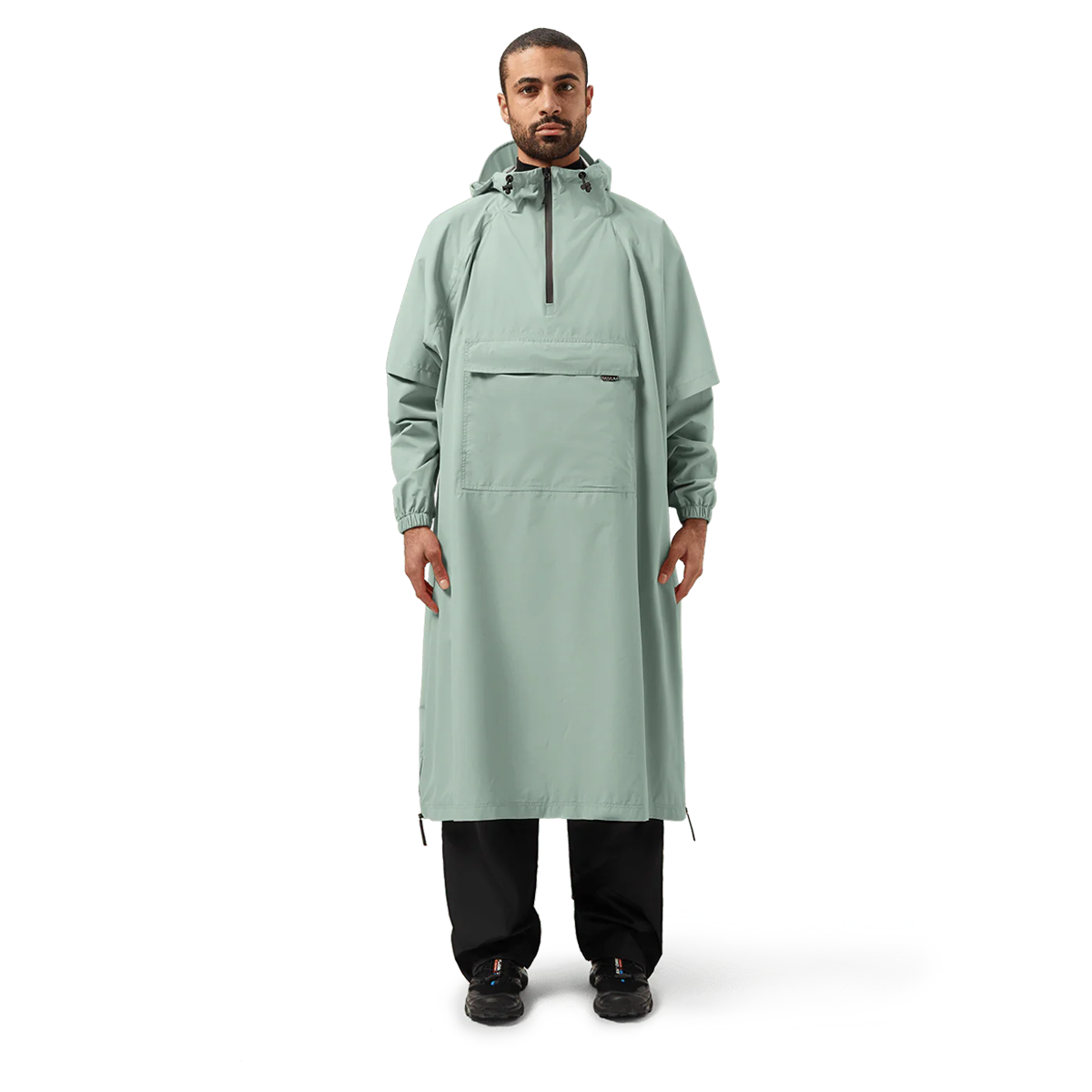 Poncho Blue Aqua