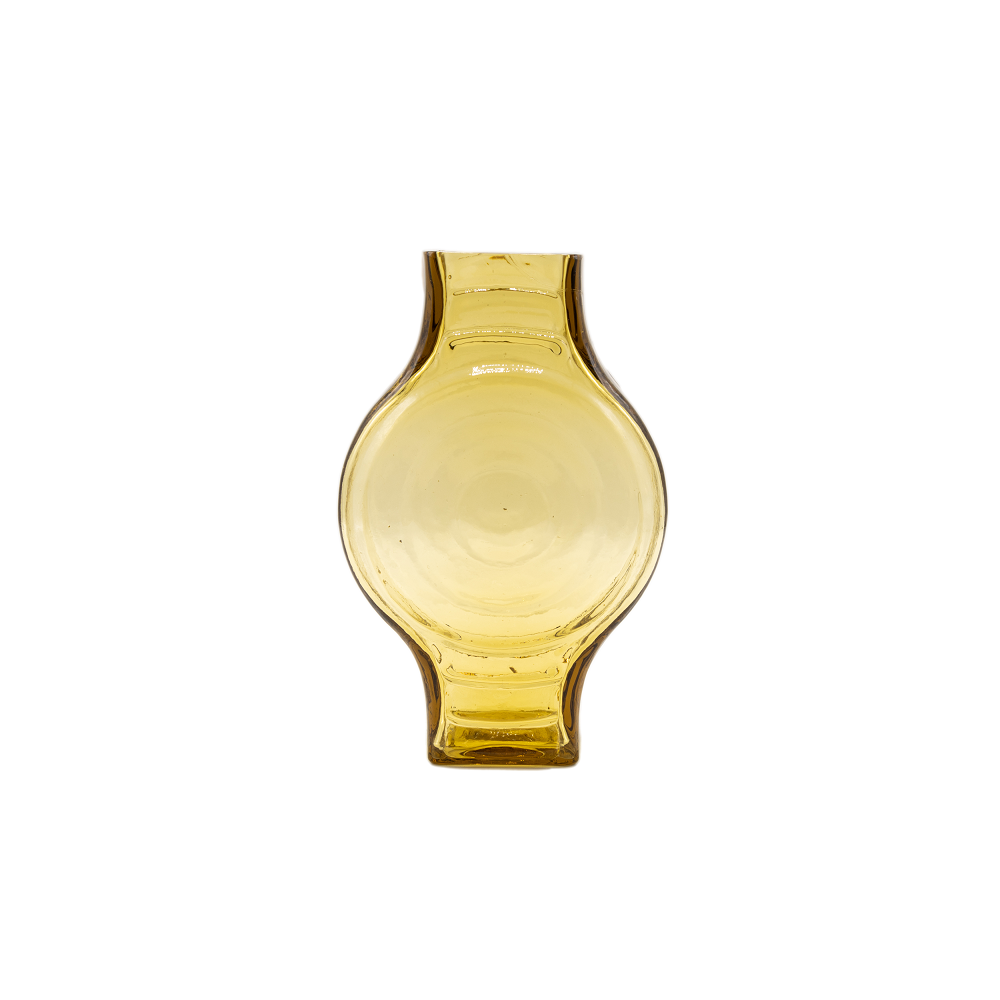 Vase small, Infinite Round, amber