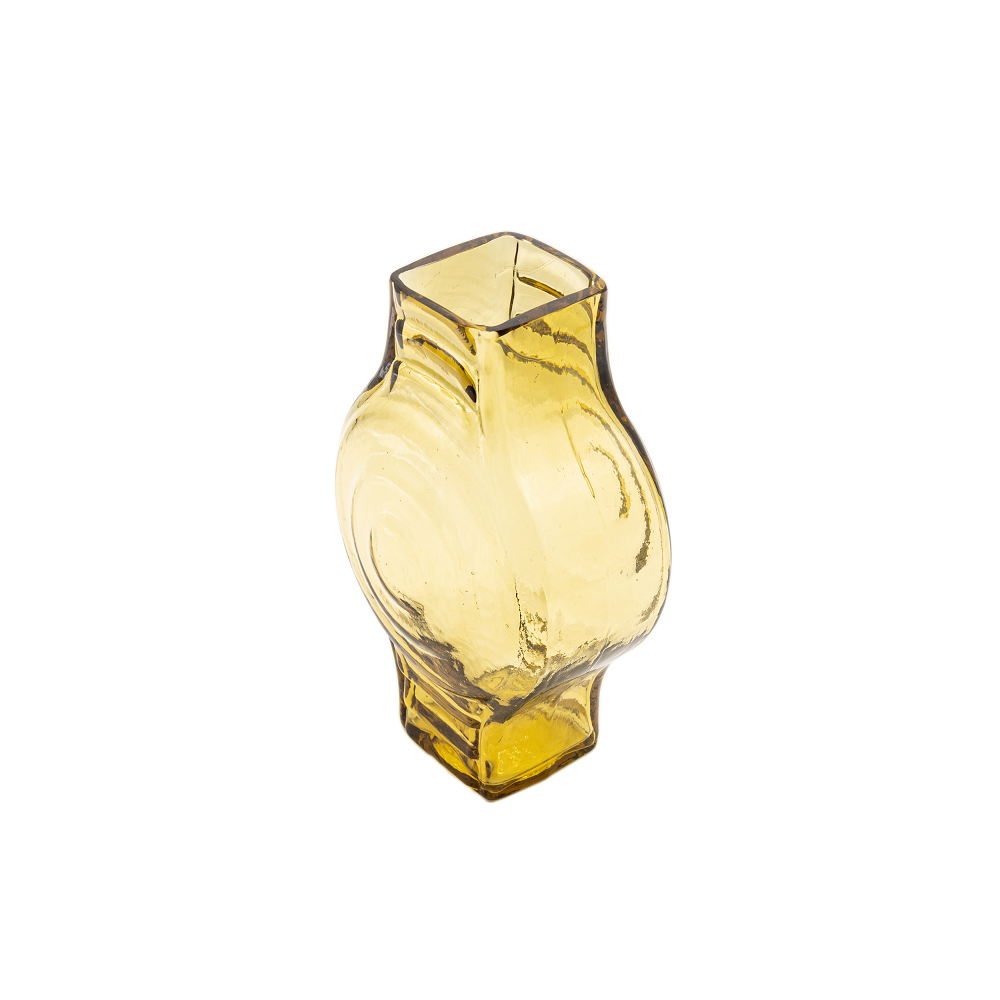 Vase small, Infinite Round, amber