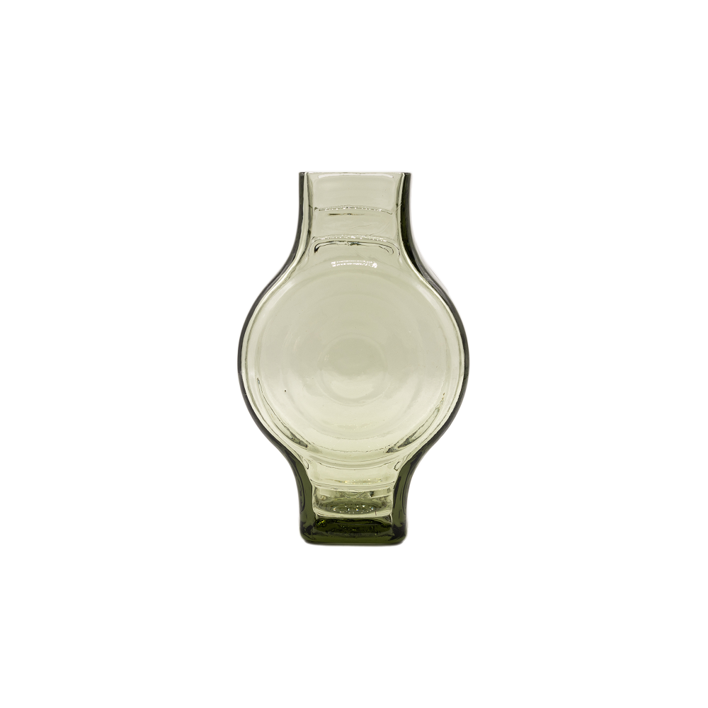 Vase small, Infinite Round, smokey green