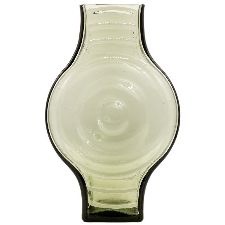 Vase large, Infinite Round, smokey green