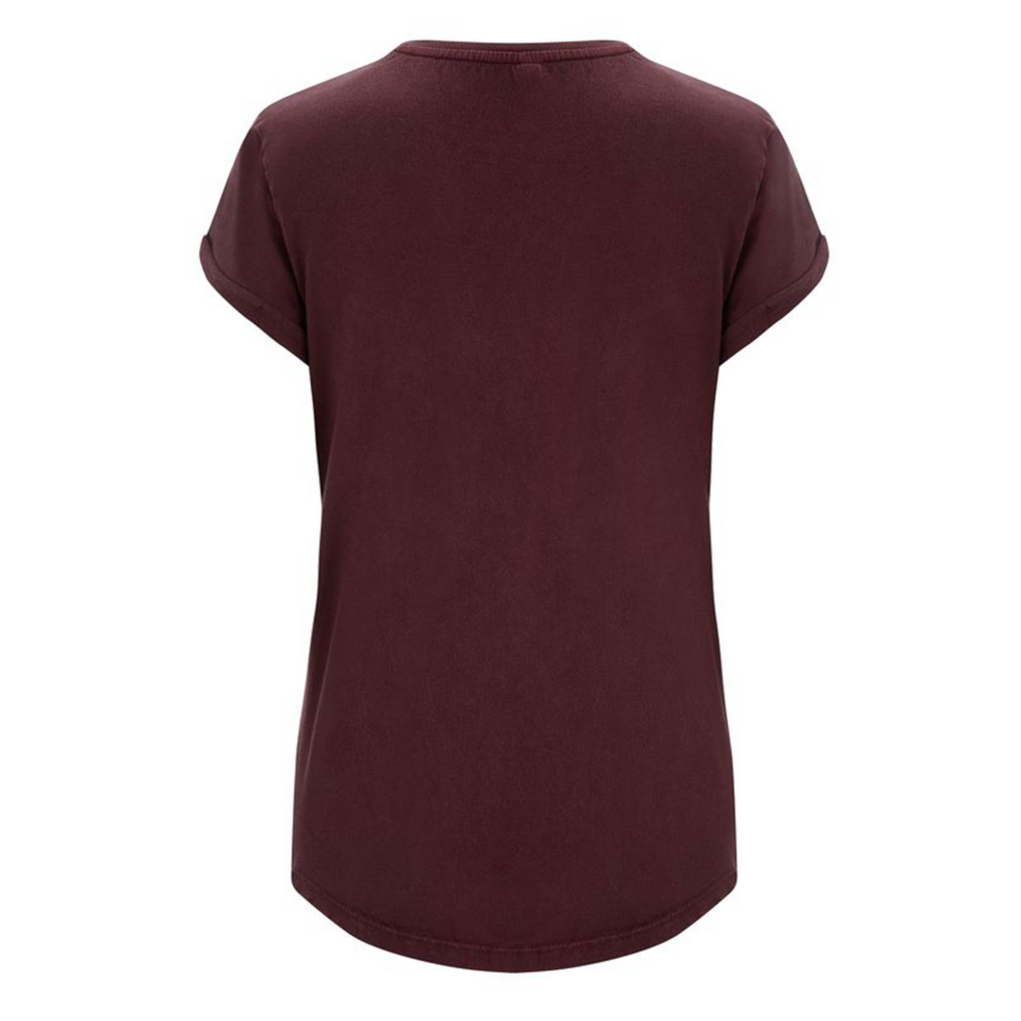 Women Jael T-Shirt Stone Wash Burgundy