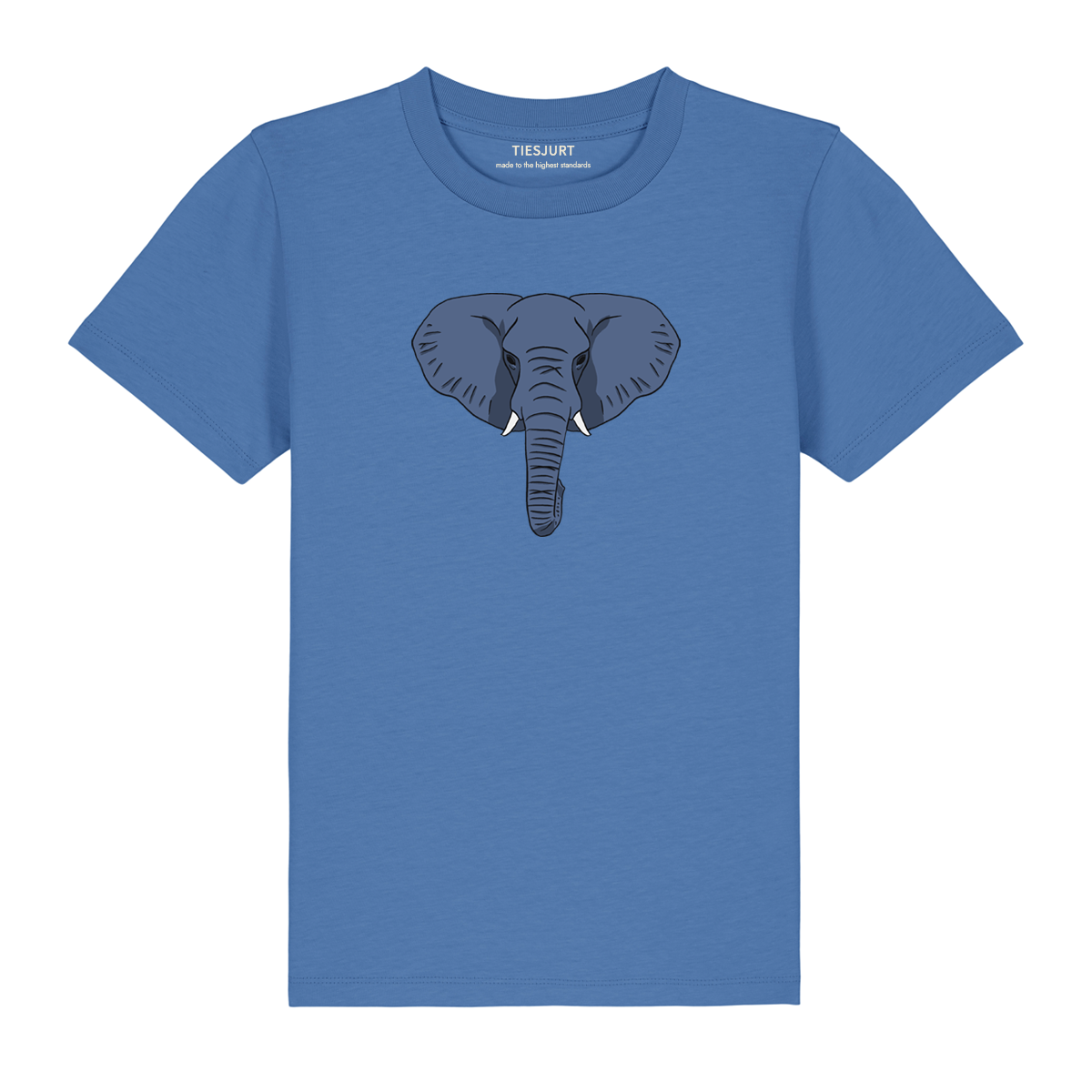 Kids Sydney T-shirt Bright Blue Elephant