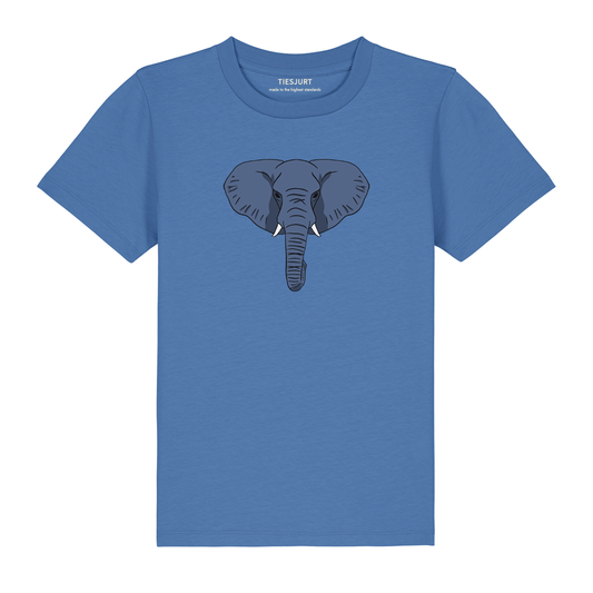 Kids Sydney T-shirt Bright Blue Elephant