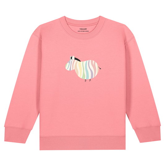 Kids Lennox Sweater Bubble Pink Zebra