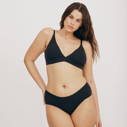 Core Triangle Bralette Black