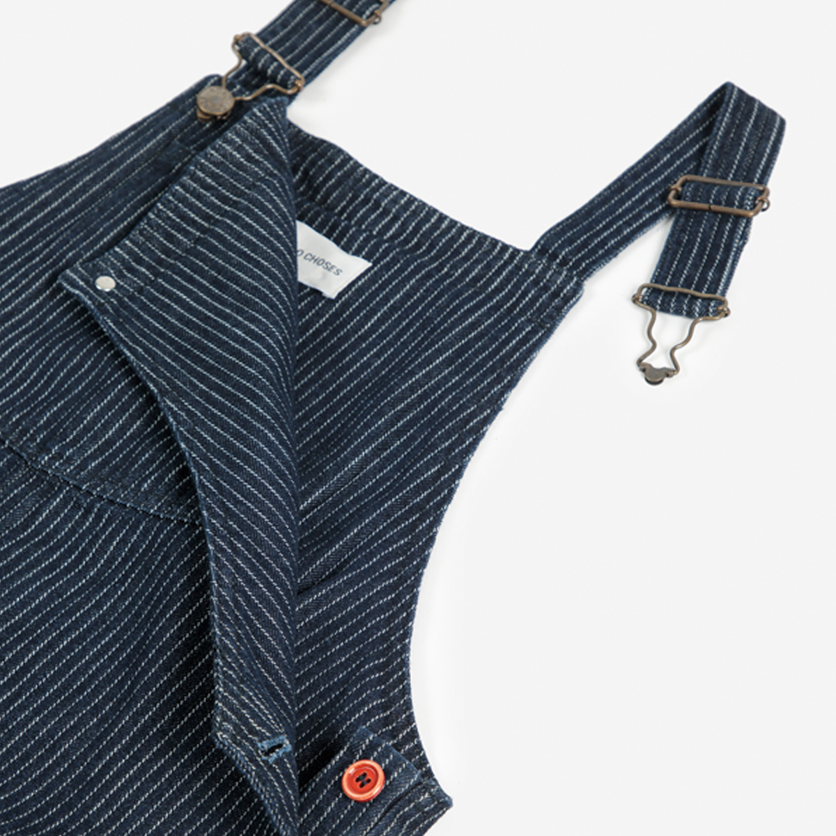 Denim stripe dungaree