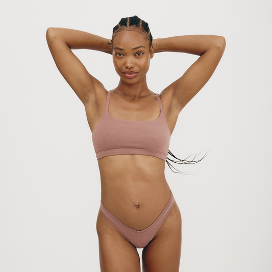 Flex Bralette Rose Wood
