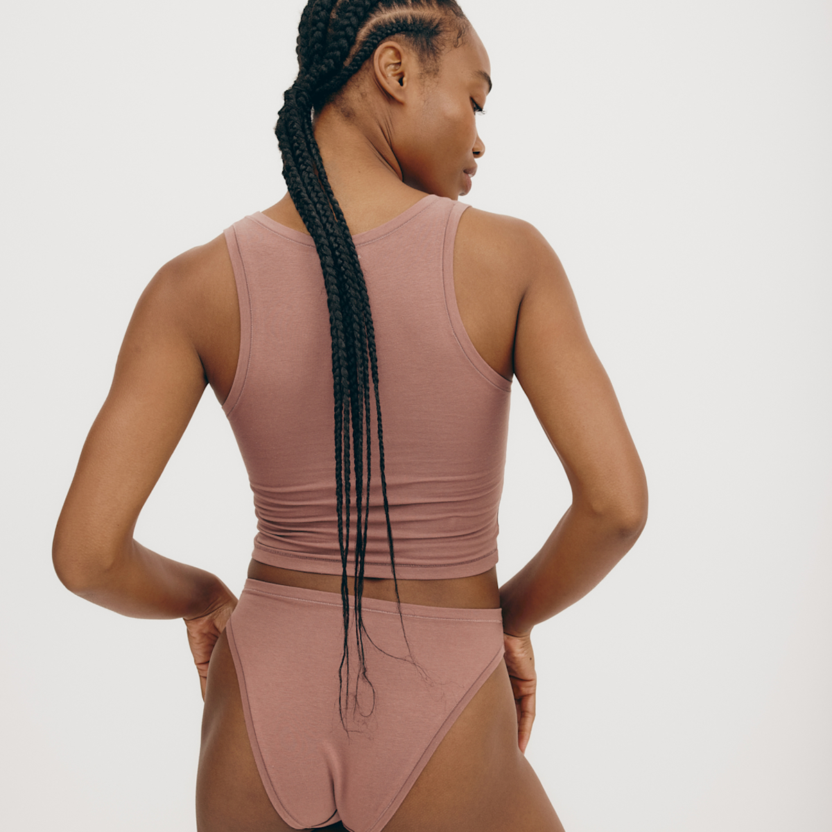 Flex Cheeky Briefs Rose Wood