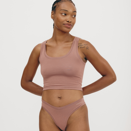 Flex Cheeky Briefs Rose Wood