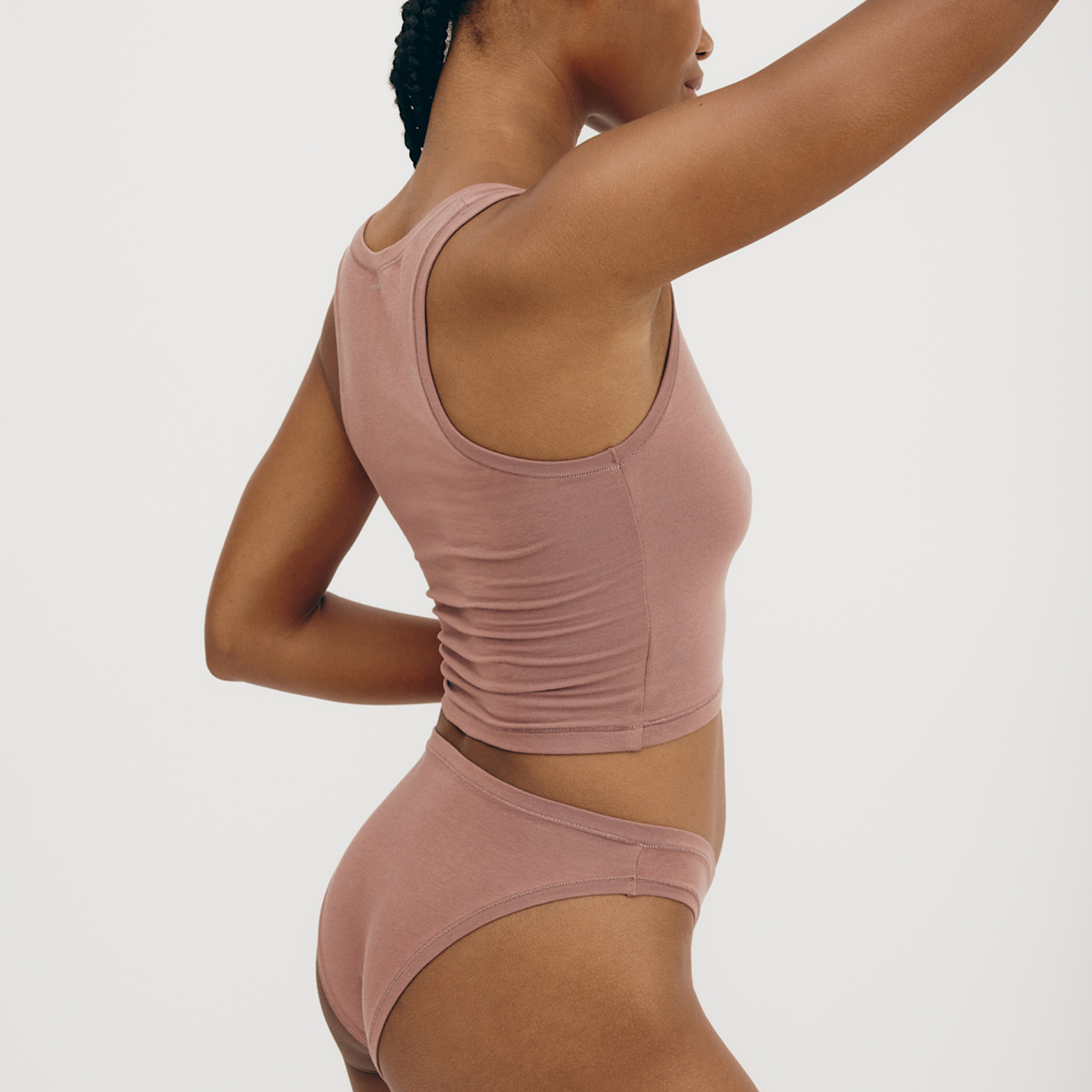 Flex Cheeky Briefs Rose Wood