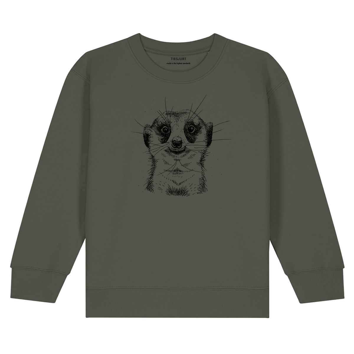 Kids Lennox Sweater Khaki Meerkat