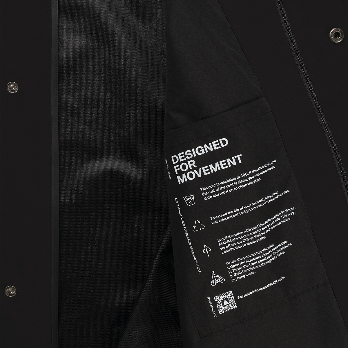 Mac Rain Coat Black