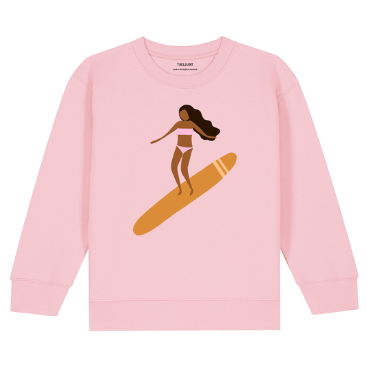 Kids Lennox Sweater Light Pink Surf