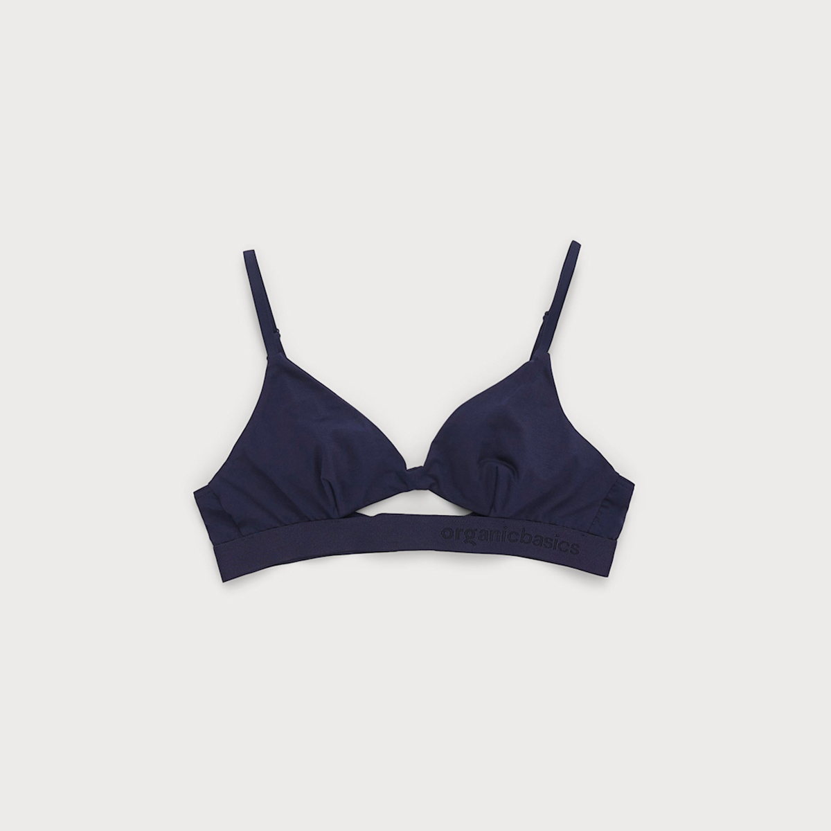 Soft Touch Cut-Out Bralette Navy