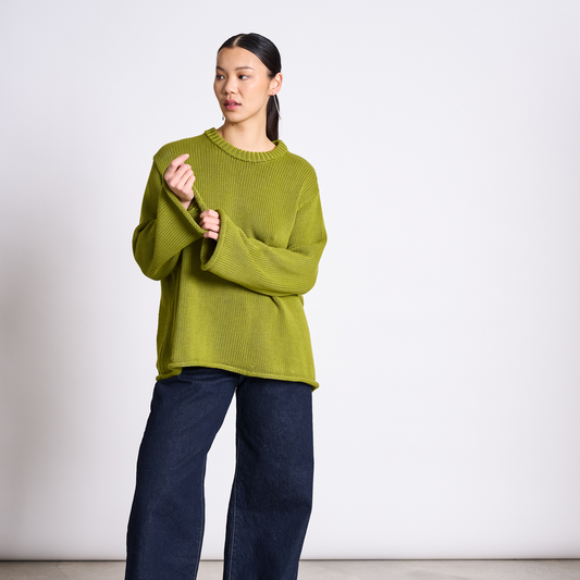 Jumper sona mossy pear