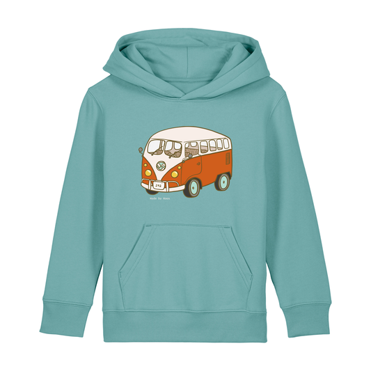 Kids Bobby Hoodie Teal Van