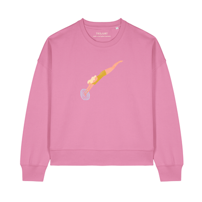 Women Lara Sweater Bubble Pink Swimmer Lady