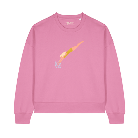 Women Lara Sweater Bubble Pink Swimmer Lady