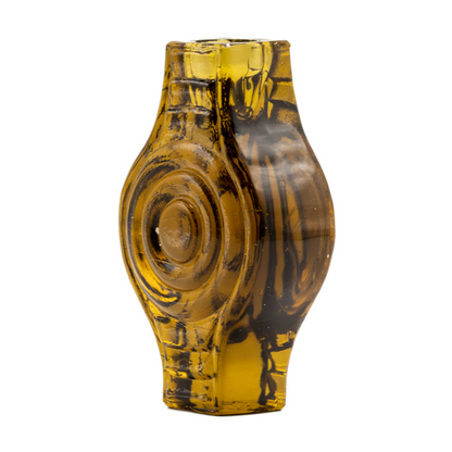 Candle Holder, Infinite Round, amber