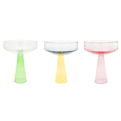 Coupe Claude, pink, set of 2