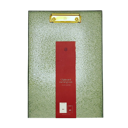 Clipboard Metal A4 green