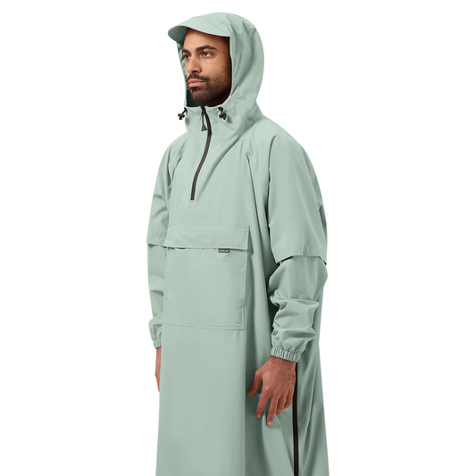 Poncho Blue Aqua