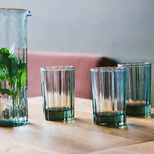 Carafe Reed 100 CL, smokey green