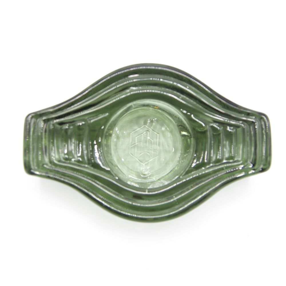 Tea Light Holder, Infinite Round, smokey green