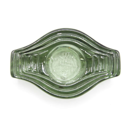 Tea Light Holder, Infinite Round, smokey green