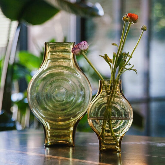 Vase large, Infinite Round, amber