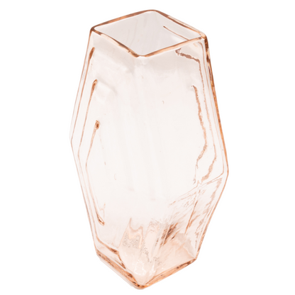 Vase large, Infinite Hexagon, blush pink