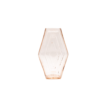 Vase small, Infinite Hexagon, blush pink
