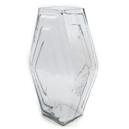 Vase large, Infinite Hexagon, clear