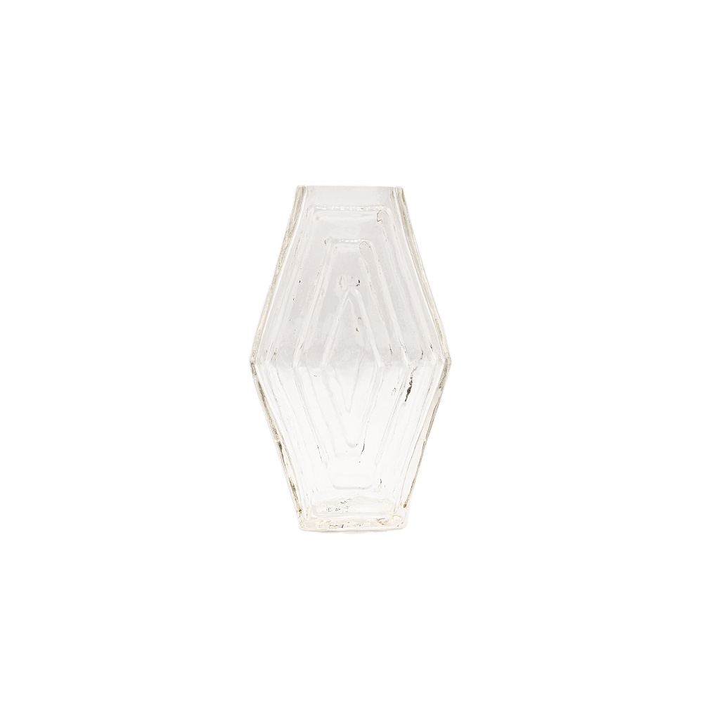 Vase small, Infinite Hexagon, clear