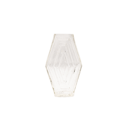 Vase small, Infinite Hexagon, clear