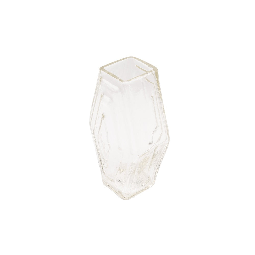 Vase small, Infinite Hexagon, clear
