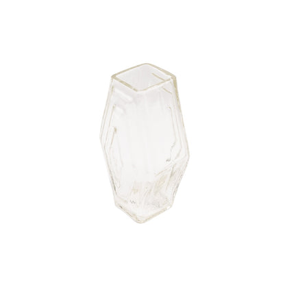 Vase small, Infinite Hexagon, clear