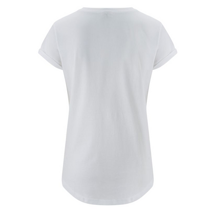 Women Jael T-Shirt Stone Wash White