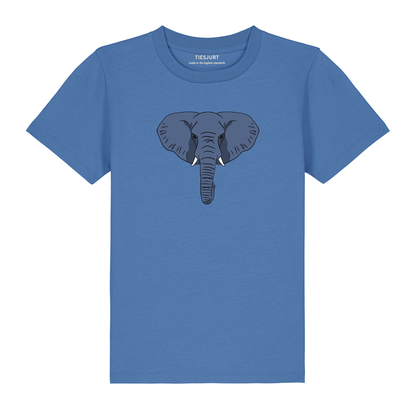 Kids Sydney T-shirt Bright Blue Elephant