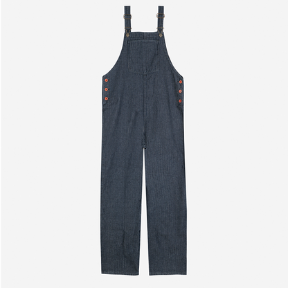 Denim stripe dungaree