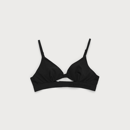 Soft Touch Cut-Out Bralette Black