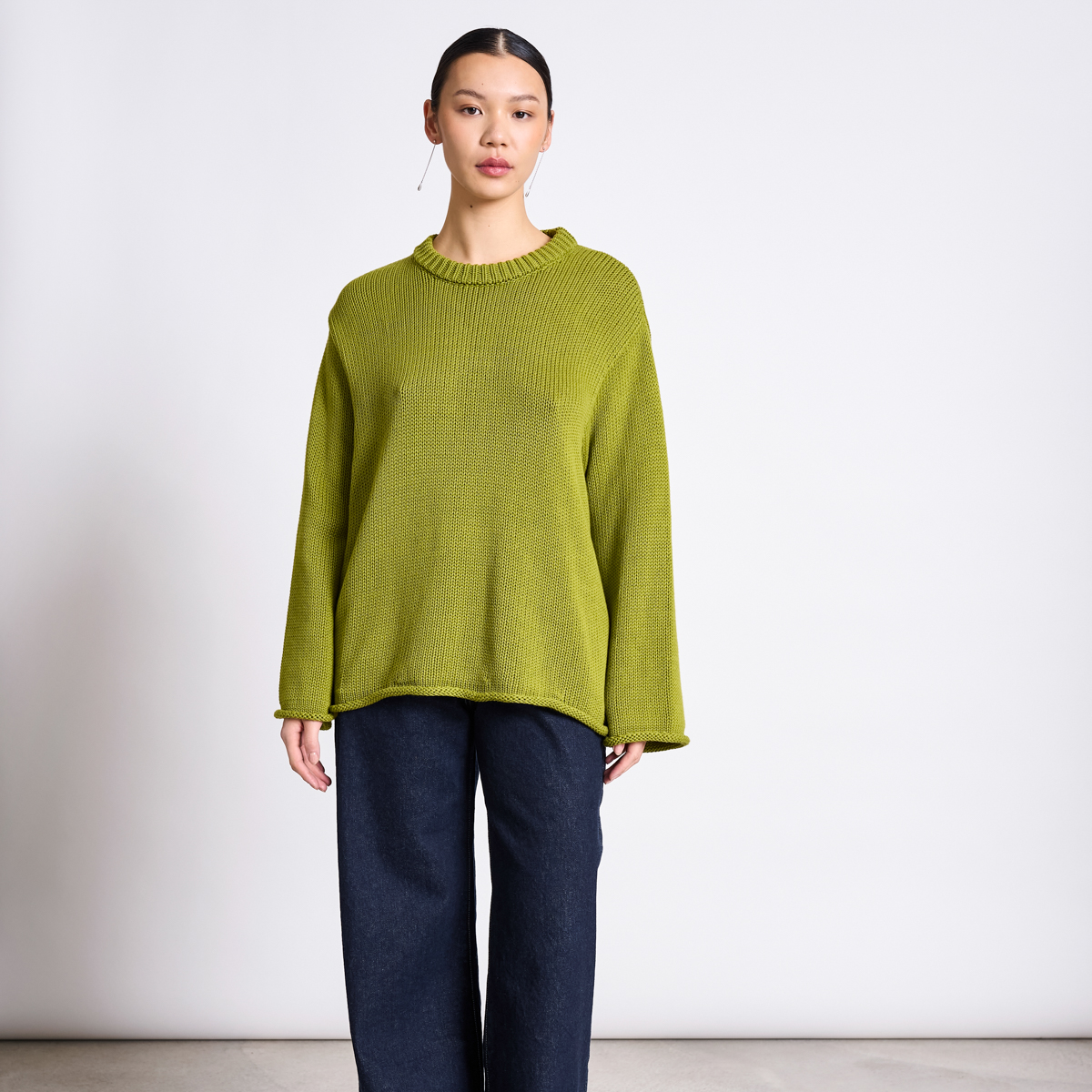 Jumper sona mossy pear